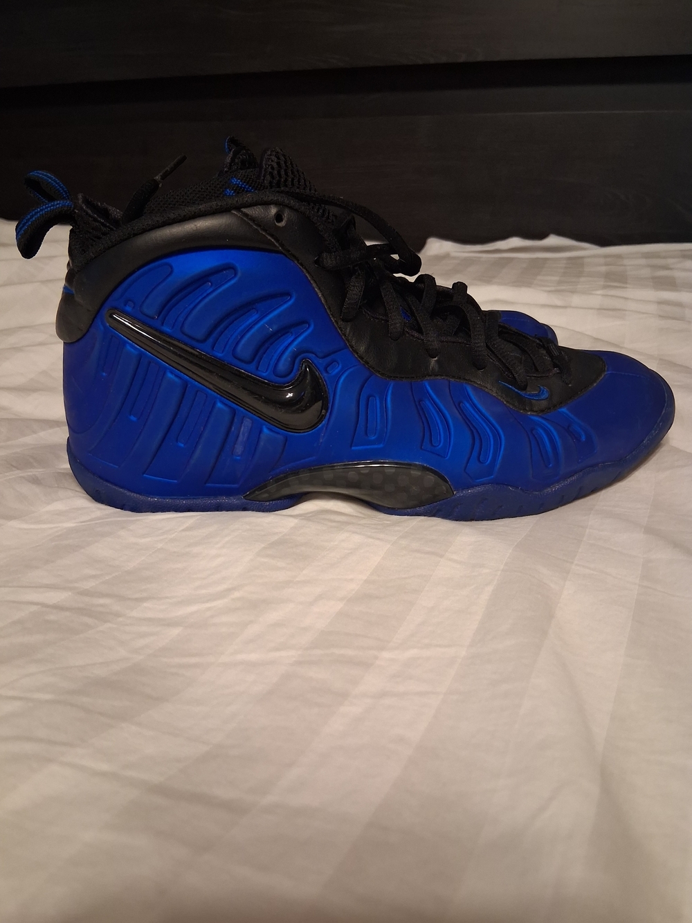 Nike Boy's Royal Blue Foamposite Athletic Shoes